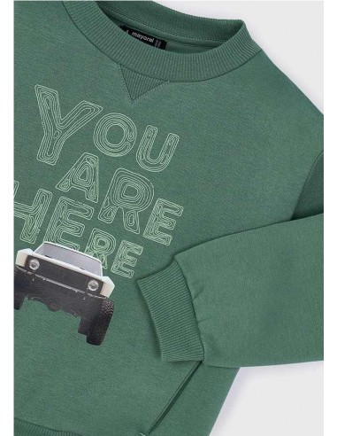 PULLOVER SERIGRAFÍA COCHE MAYORAL