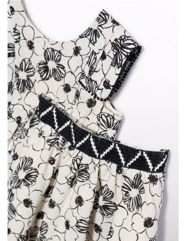 CONJUNTO FALDA MIDI ESTAMPADA