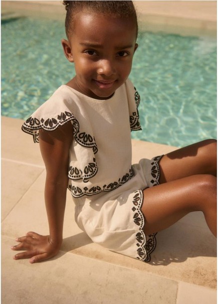 CONJUNTO BERMUDA BORDADOS...