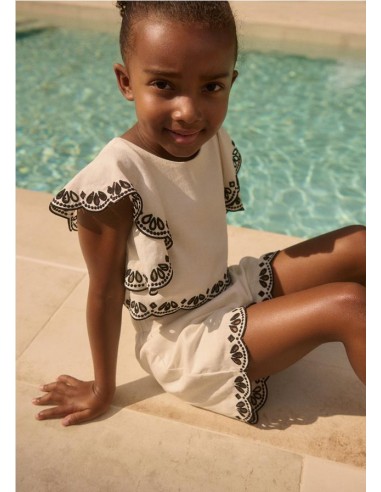 CONJUNTO BERMUDA BORDADOS ONDAS