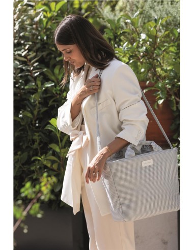 BOLSA CANASTILLA LITTLE BLOOM VICHY