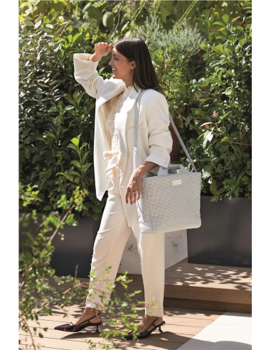 BOLSA CANASTILLA LITTLE BLOOM VICHY