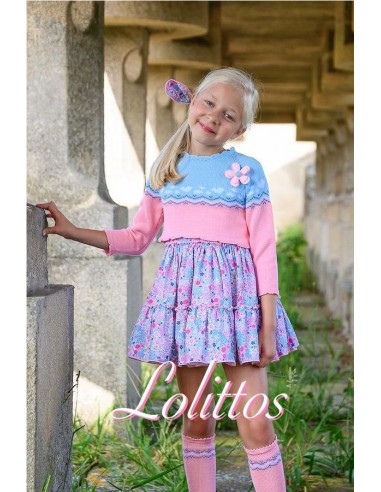 VESTIDO CON JERSEY FAUNA DE LOLITTOS