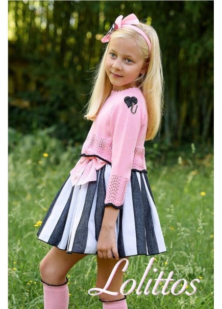 VESTIDO CON JERSEY ONIX DE...