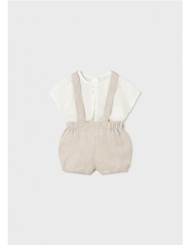 CONJUNTO PANTALÓN CORTO TIRANTES MAYORAL