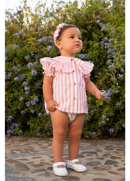 CONJUNTO BLUSA Y RANITA...