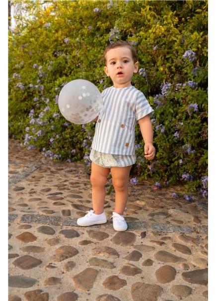 CONJUNTO BLUSA CON RANITA...