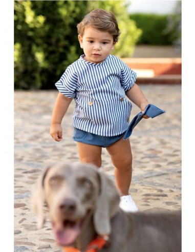 CONJUNTO BLUSA CON POLOLO DENIM JOSÉ...