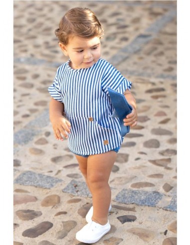 CONJUNTO BLUSA CON POLOLO DENIM JOSÉ...