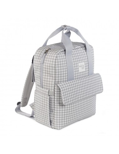 MOCHILA I LOVE VICHY GRIS MOCHILA I LOVE VICHY GRIS