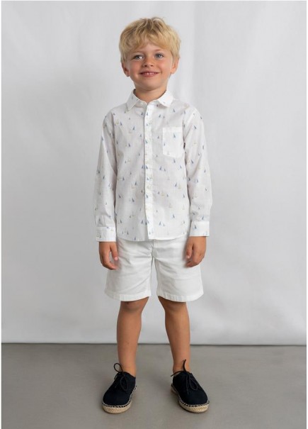 CAMISA M/L ESTAMPADA MAYORAL 2