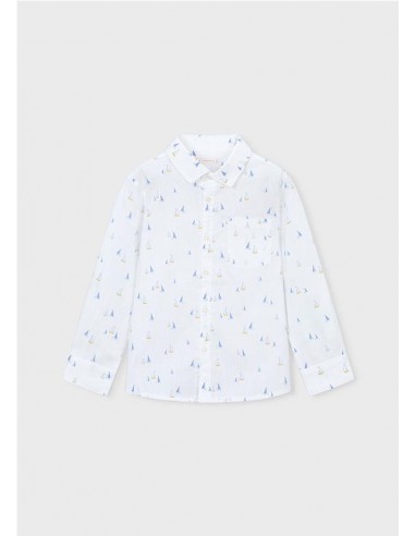 CAMISA M/L ESTAMPADA MAYORAL