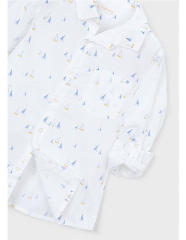 CAMISA M/L ESTAMPADA MAYORAL