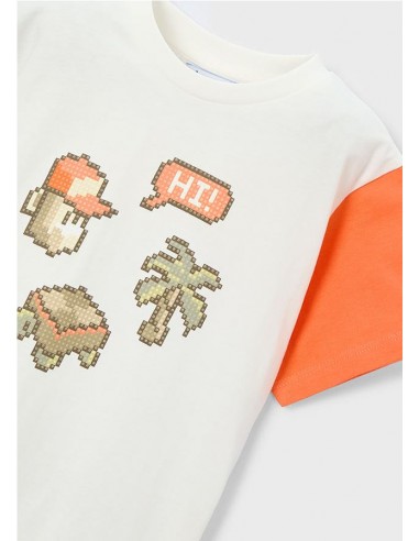 CAMISETA M/C COMBINADA