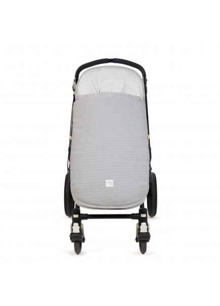 SACO SILLA I LOVE VICHY GRIS