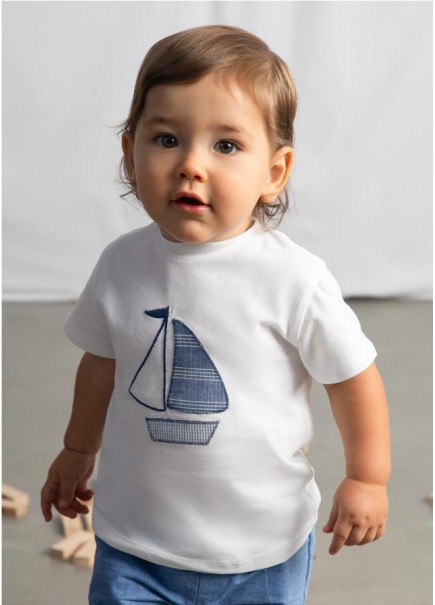 CAMISETA BARCO BEBÉ MAYORAL