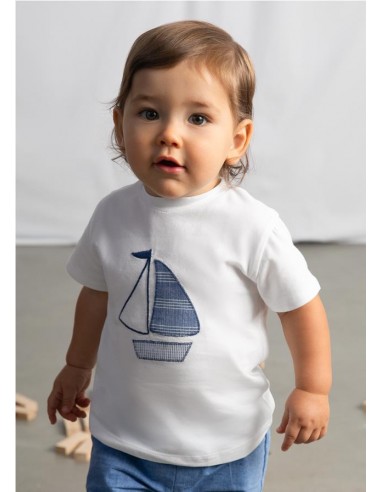 CAMISETA BARCO BEBÉ MAYORAL