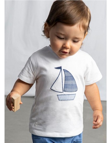 CAMISETA BARCO BEBÉ MAYORAL