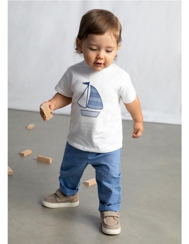 CAMISETA BARCO BEBÉ MAYORAL