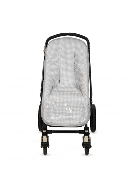 SACO SILLA I LOVE VICHY GRIS 2