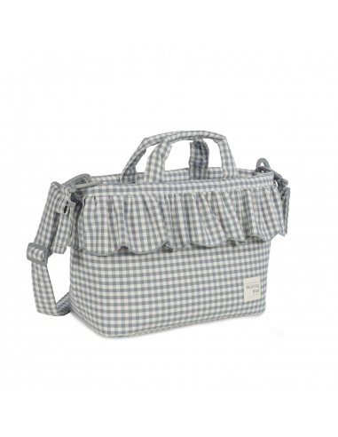 BOLSA CANASTILLA PRALINÉ VICHY MATCHA