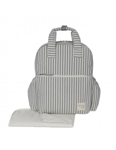 MOCHILA PRALINÉ RAYAS MATCHA