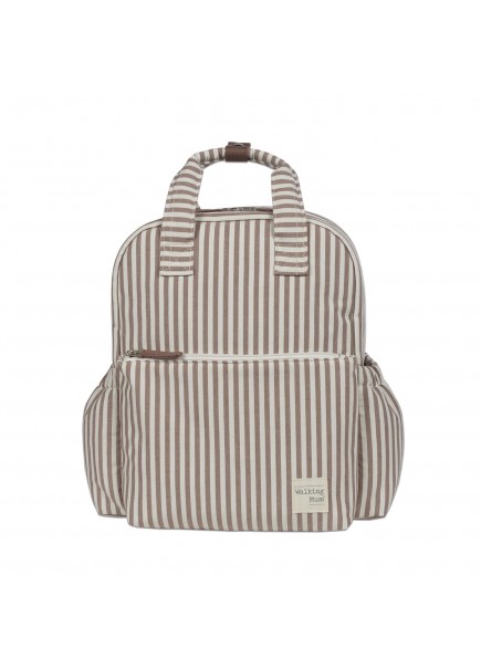 MOCHILA PRALINÉ RAYAS MOKA