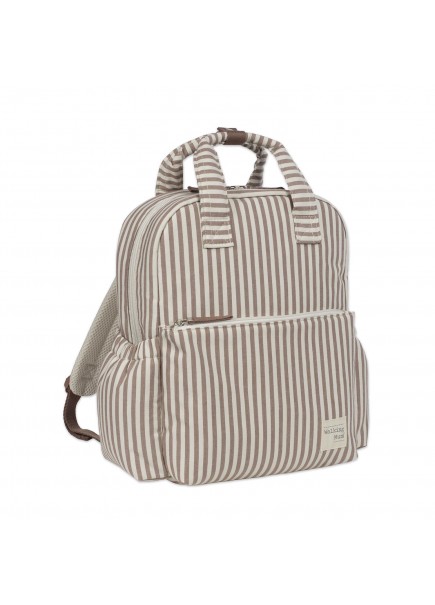 MOCHILA PRALINÉ RAYAS MOKA 2
