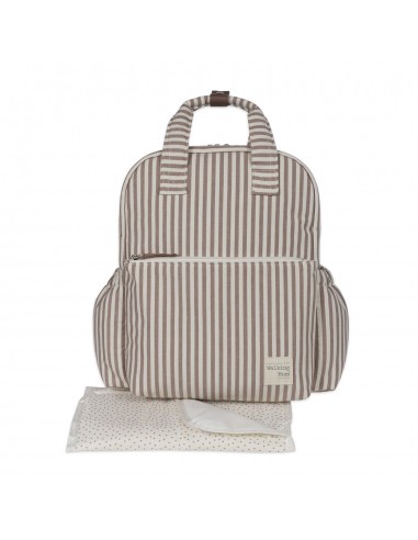 MOCHILA PRALINÉ RAYAS MOKA