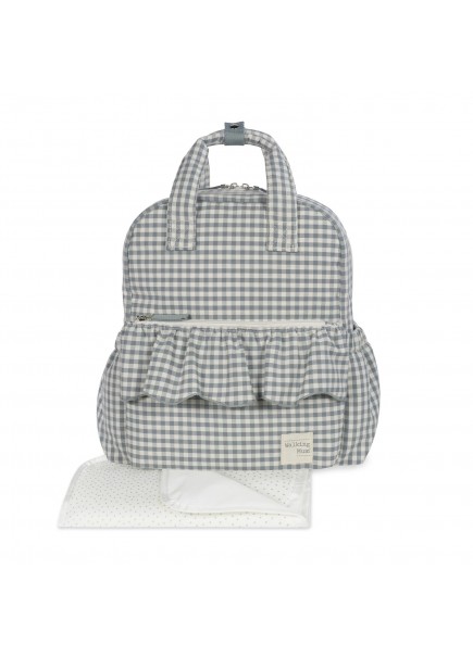 MOCHILA PRALINÉ VICHY MATCHA 2