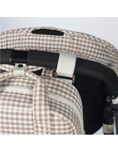 MOCHILA PRALINÉ VICHY MOKA