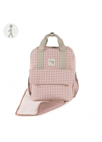 MOCHILA I LOVE VICHY ROSA