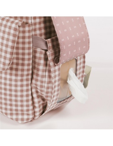 MOCHILA I LOVE VICHY ROSA