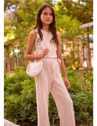 CONJ. PANTALON LARGO RAYAS