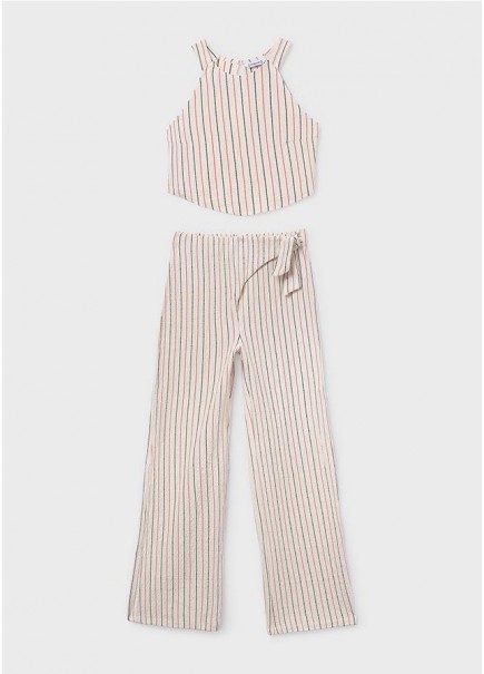 CONJ. PANTALON LARGO RAYAS 2