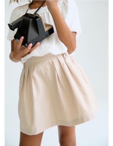 FALDA PANTALON PLANA GABARDIN