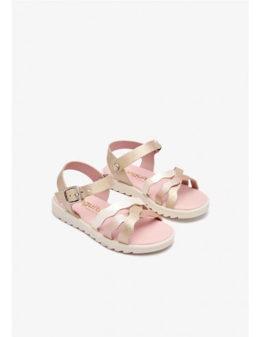 SANDALIAS CON TIRAS ONDULADAS CONGUITOS