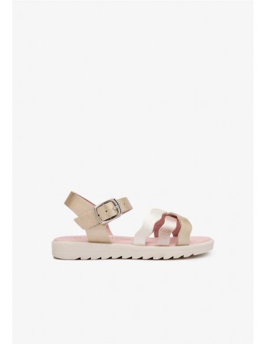 SANDALIAS CON TIRAS ONDULADAS CONGUITOS