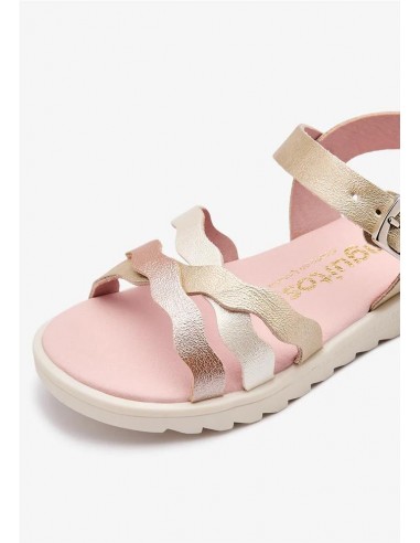 SANDALIAS CON TIRAS ONDULADAS CONGUITOS
