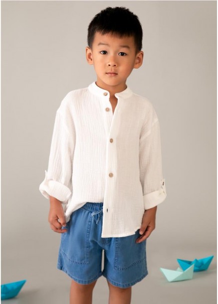 BERMUDA DENIM FLUIDA