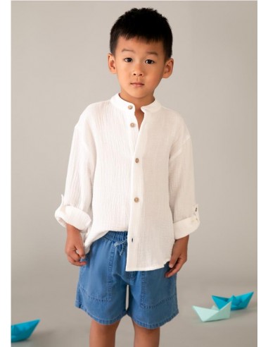 BERMUDA DENIM FLUIDA