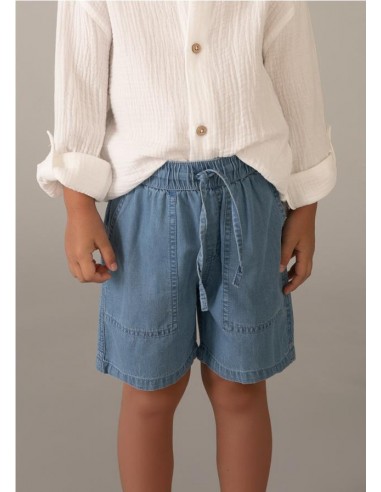 BERMUDA DENIM FLUIDA