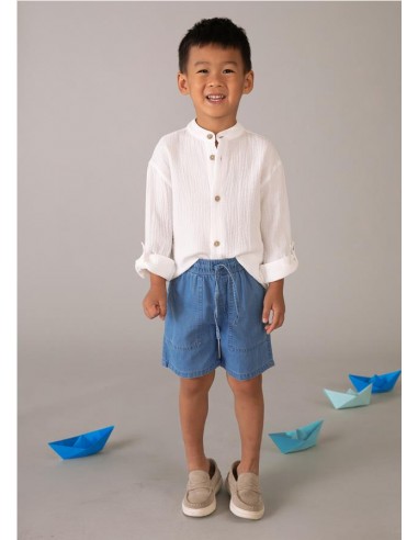 BERMUDA DENIM FLUIDA