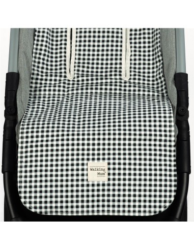 COLCHONETA I LOVE VICHY NEGRO