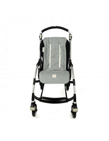 COLCHONETA I LOVE VICHY NEGRO