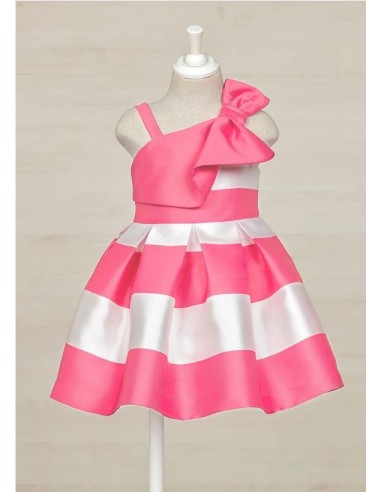 VESTIDO MIKADO RAYAS