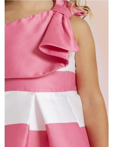 VESTIDO MIKADO RAYAS