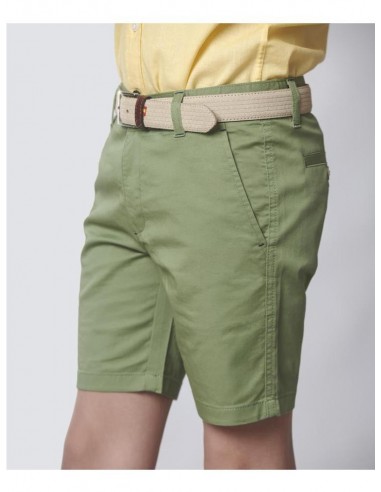 BERMUDA BÁSICA GABARDINA ELÁSTICA