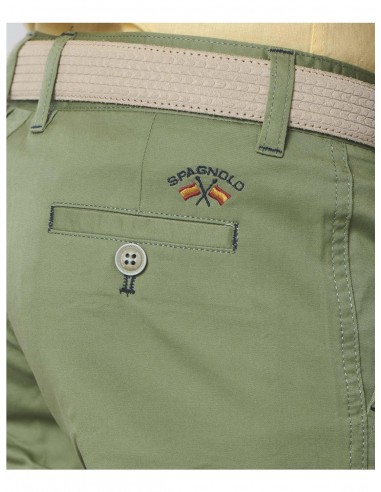 BERMUDA BÁSICA GABARDINA ELÁSTICA