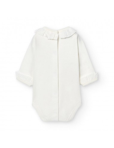 BODY MANGA LARGA CUELLO BATISTA